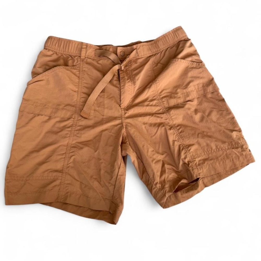 Orange Eddie Bauer Men's Pull On Moisture Wicking UPF+ 50 Ripstop Tech Short